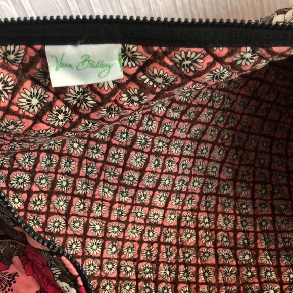 VERA BRADLEY Mocha Rouge XL travel bag carry on weekender with shoulder … - Picture 8 of 14